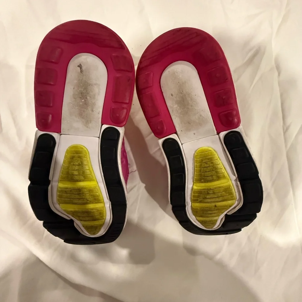 Nike Kids Air Max 270 Extreme SE PS Sunrise Slip On Sneakers Size 12c - Picture 8 of 10